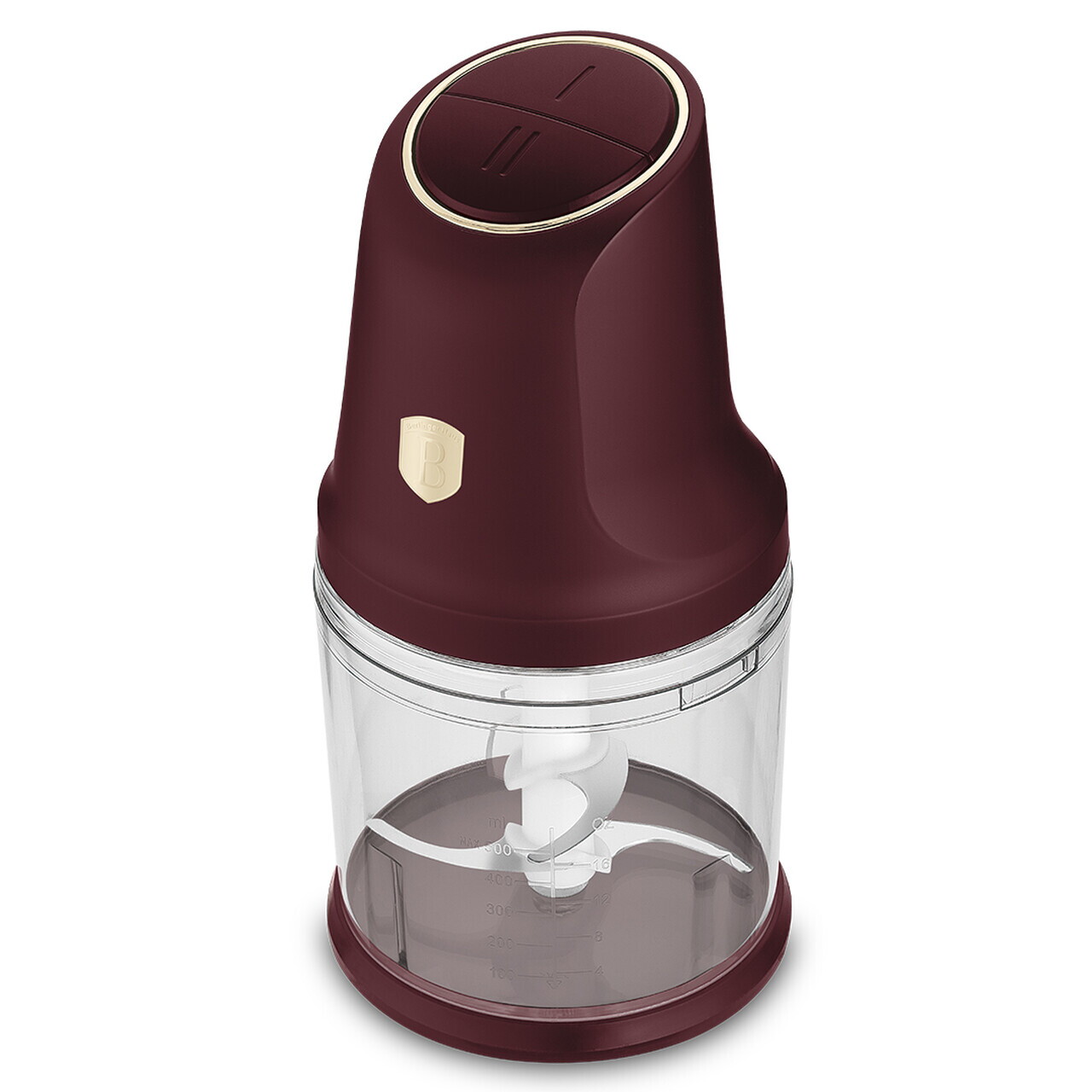 Tocator 2 in 1 Berlinger Haus, Leonardo, 1 L, inox/plastic, visiniu/transparent - imagine 6
